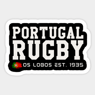 Os Lobos, Portugal Rugby Union Sticker